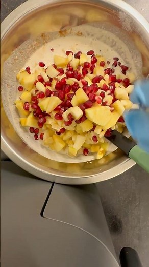 Creamy yogurt fruit chaat|short review@vloggerthoughts