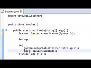 PROGRAMMER EN JAVA (Débutant) - 33 - La boucle do while