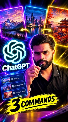 ChatGPT ke 3 Commands se Photo Background Easily Merge Karo #ChatGPT #command #tag #AI #shorts