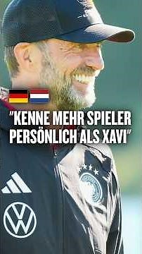 Klopp jokes about Netherlands: "I know more players personally than Xavi" #shorts