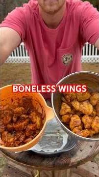 Boneless Wings, Don’t Get Much Easier #bonelesswings #easytomake