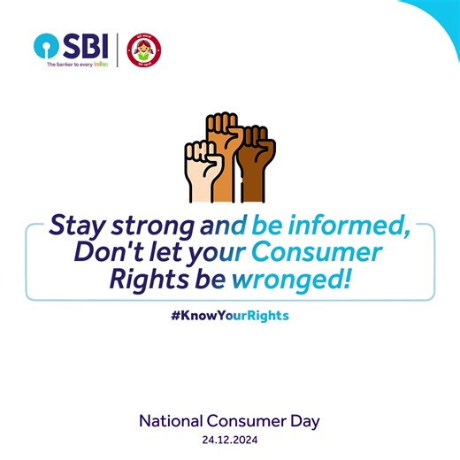 201K views · 692 reactions | Being informed is the greatest power. This National Consumer Day, empower yourself about the essential consumer rights and share them to spread awareness! #SBI #TheBankerToEveryIndian #NationalConsumerDay | State Bank of India | Facebook
