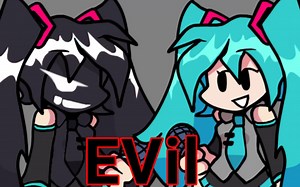 FNF Evil Miku VS Miku ！！！！！