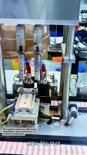 Automatic Lipstick Assembly Machine #manufacturing