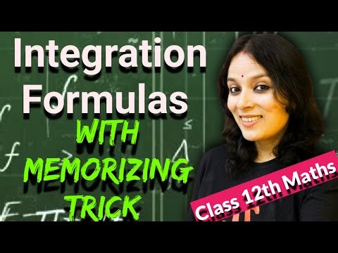 Integration Formulas With Trick | Class 12 Maths Integration Formulas| Fast Revision Board Exam 2026