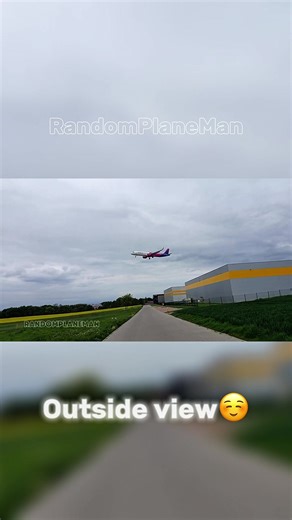 Outside View VS Inside View #tiktok #airplane #aviation #randomplaneman