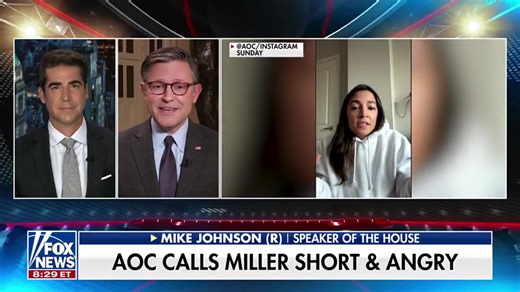 House Speaker Mike Johnson says Chuck Schumer is HIDING “because he’s AFRAID OF AOC.” Mike Johnson: “He used to give impassioned speeches about how dangerous a shutdown would be for the American people. But he’s changed course because he’s afraid of a challenge from AOC.” | God Bless America