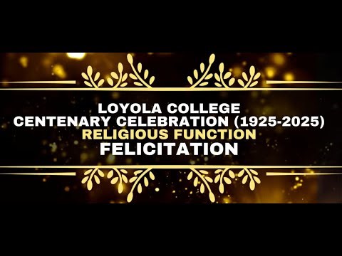 Valedictory Ceremony of the Centenary Celebrations-- Felicitation