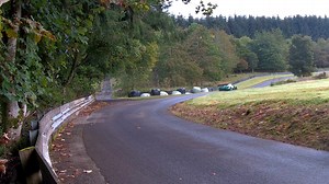 Simon Bainbridge sliding up Doune Hillclimb in morning practice for today's British Hillclimb Championship meeting | HillClimb UK