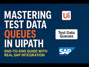 Mastering Test Data Queues in UiPath: End-to-End Guide with Real SAP Integration