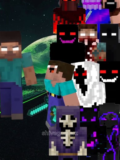 Herobrine attitude status | Herobrine vs all mobs and entities | #shorts #minecraft #keşfet