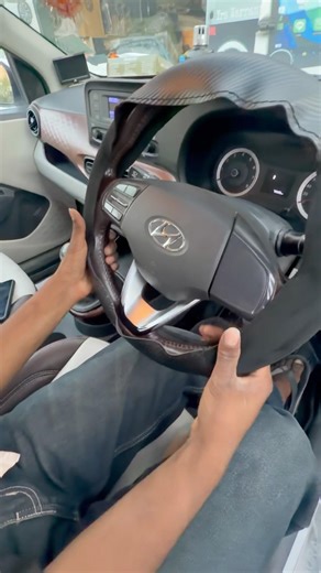 Car Stering cover install #carlover #carsteringcover #modificition #shorts #caraccessories