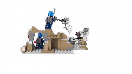 LEGO Star Wars: The Mandalorian Ambush on Mandalore Battle Pack, Building Toy with 4 Star Wars Minifigures, Collectible Brick Built Playset, Star Wars Gift Idea for Boys and Girls Ages 6 and Up, 75373