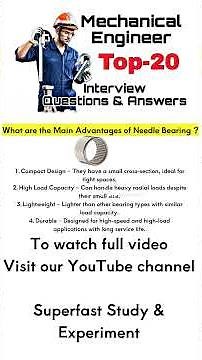 Mechanical Engineer Technical Interview Questions and Answers #Engineering