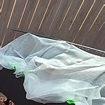 Fruit Tree Netting with 2-Way Zipper & Drawstring - 6.4'x6.4' Garden Plant Net Pest Barrier to Prevent Cicadas Bird Squirrel Deer - Protection for Blueberry Tomato with Fine Mesh Insect Cover (2 Pack)