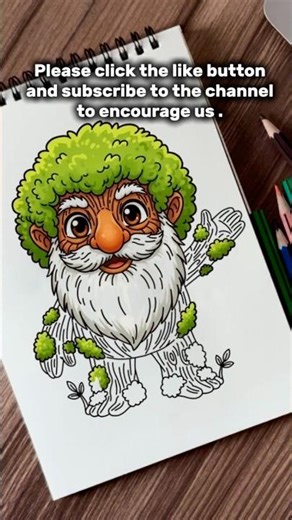 How to Draw Brr Brr Patapim Step by Step | Easy Forest Gnome Drawing Tutorial