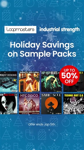 Producer Alert - sample pack sale We're bringing in the holiday spirit this year with a huge sale All sample packs, presets, fax, vocal & more. Plenty of kickdrums, formats & genres #samplingmusic #musicproducer #royaltyfree