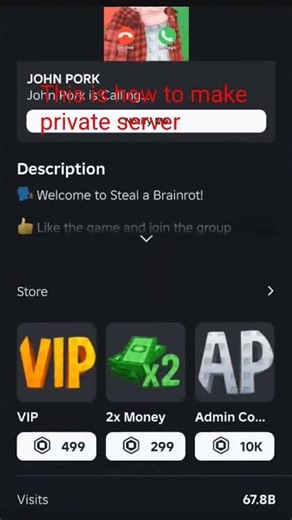 this is how to make private server