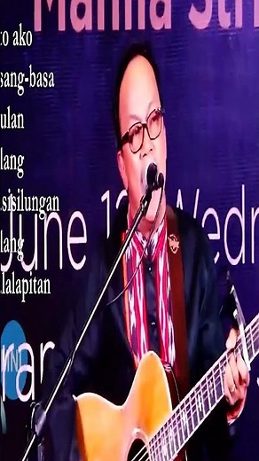 BASANG-BASA SA ULAN (Noel Cabangon) Momentum Live MNL