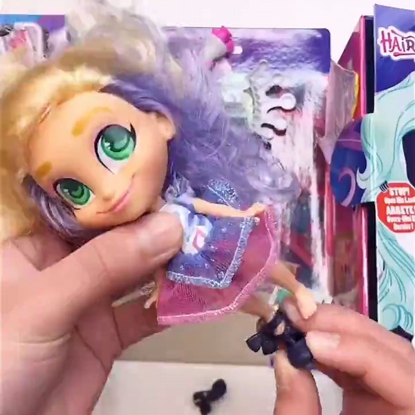 Dressing Up The Charming Hair Doll