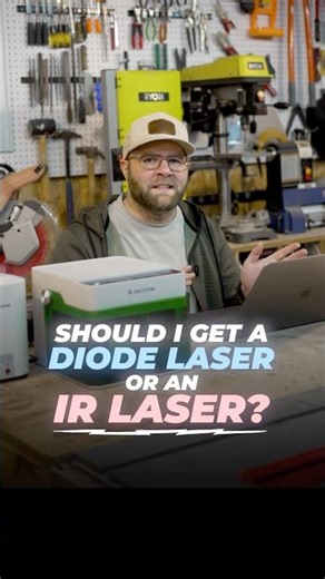 Should I get a diode or infrared laser engraver? #diyprojects