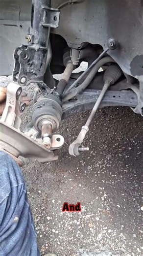 Damaged CV Axle: What It Looks Like & How To Replace #shorts