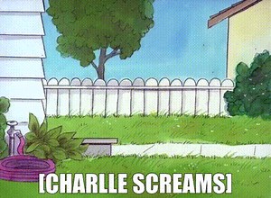 [CHARLlE SCREAMS]
