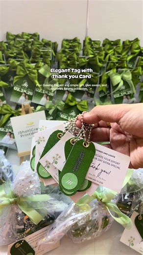 Iba parin ang tags and thank you cards pag may extra effort! 💛✨ Dm us for inquiries. #tag #thankyoucard #partytime #craft