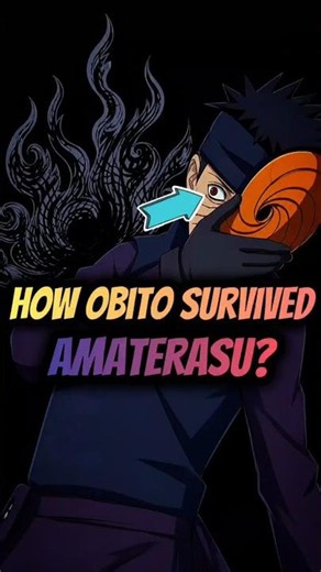 How Obito Survived Amaterasu? 🤯🔥 | Naruto | Anime BLAH