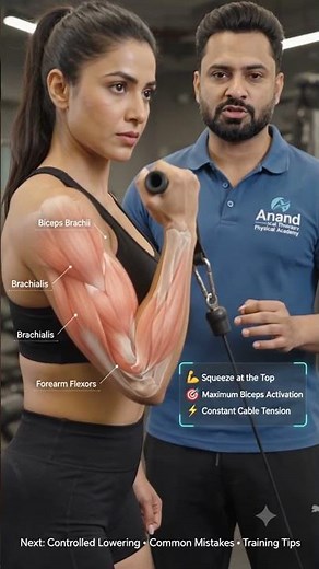 Single-Arm Cable Curl Exercise | Build Bigger Biceps | Best Cable Biceps Workout