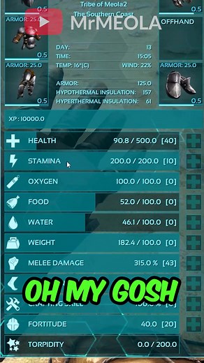 Pro ARK Player Exposed: Forgot Weight Levels at Level 152