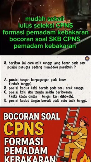 🚒 Firefighter Civil Servant Test: The Ladder Question That's Always a Trap! #shorts