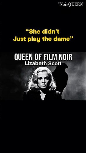 Lizabeth Scott: The Smoky Voice That Defined Film Noir. #Shorts #LizabethScott #NoirQueen