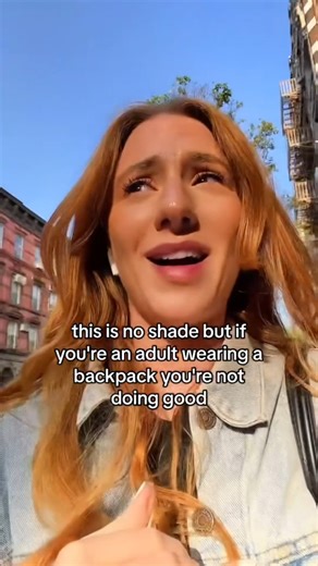 Dr. Dana Figura, DPM on Instagram: "Justice for backpacks!! 🎥 kerenmargolis #backpack #funny #doctor"