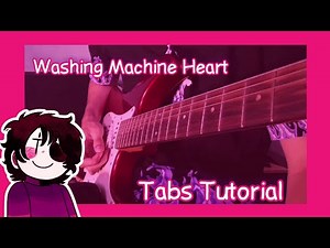 How to play WASHING MACHINE HEART (guitar Tabs tutorial) - Mitski