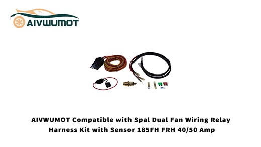 Watch Spal Dual Fan Wiring Relay Harness Kit  on Amazon Live
