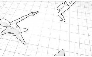 尝试用免费软件storyboarder搭建了一个故事板场景，还真可用