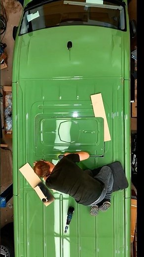 ATEK pop top install #campervans #campervanconversion #vanbuild #mantge
