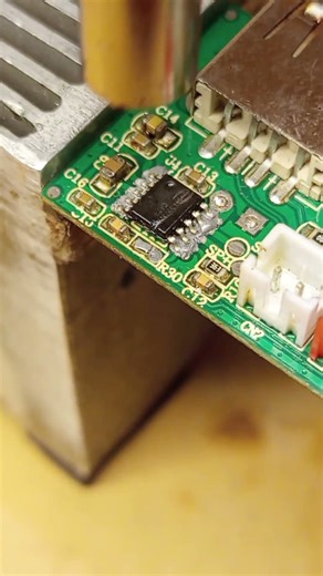 install audio ic 8 pins cS5230e audio amplifier on board of bluetooth