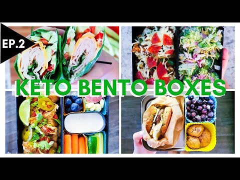 KETO WORK + SCHOOL BENTO BOX LUNCH IDEAS [healthy & easy low carb meal prep for the week!]