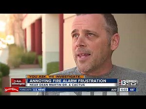 Annoying apartment fire alarm goes off in the middle of the night