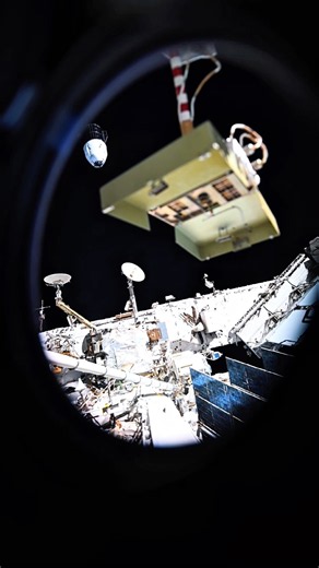 Dragon chegando na ISS