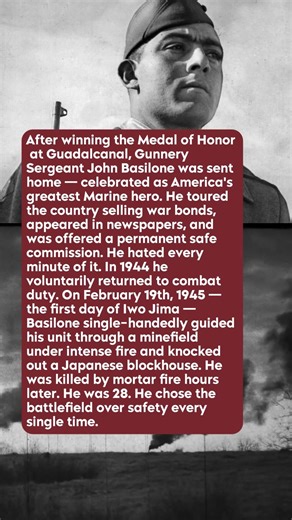 John Basilone Turned Down a Safe Job in America — He Went Back to the Front and Died on Iwo Jima