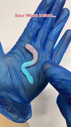 Giant Worm and Freeze-Dried Candy ASMR Sounds