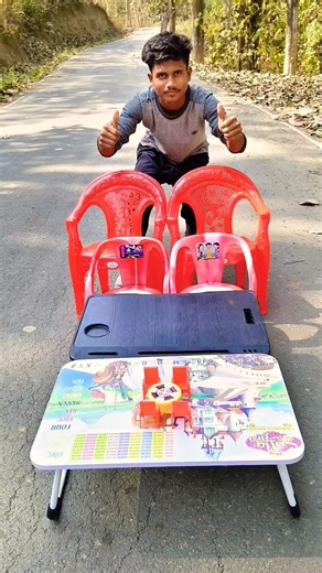 Small 6 Chairs and 2 Table | playground Rectangle Table Chairs 🪑 unboxing