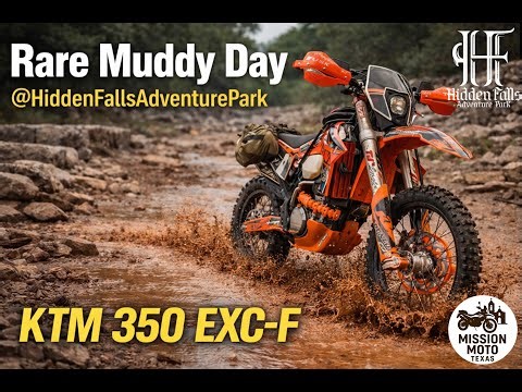 Rare Muddy Day @hiddenfallsadventurepark || KTM 350 EXC-F OLD