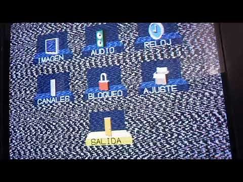 cómo ingresar a menú de servicio tv CRT PANASONIC PASO A PASO
