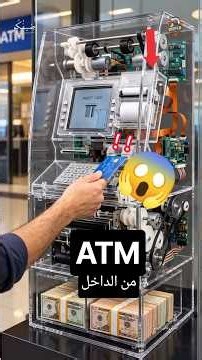 إيه اللي بيحصل جوه الـ ATM لما تسحب فلوس؟ 😱💵 #اكسبلور #مصر #توعية #طوارئ #ترند