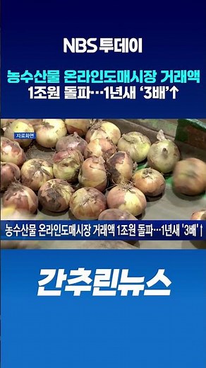 농수산물 온라인도매시장 거래액 1조원 돌파…1년새 ‘3배’↑