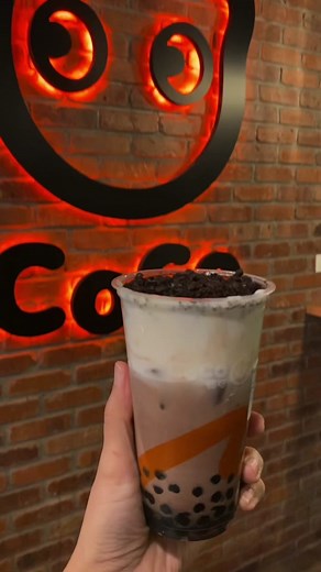 Decadent Chocolate Boba Tea Delight at CoCo Fresh Tea